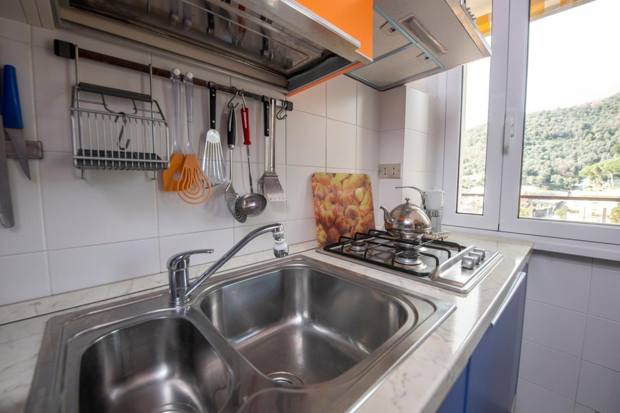 239 - Casa Del Sole Vista Mare Moneglia - 5Minuti A Piedi Dal Mare - Parcheggio Privato Διαμέρισμα Εξωτερικό φωτογραφία