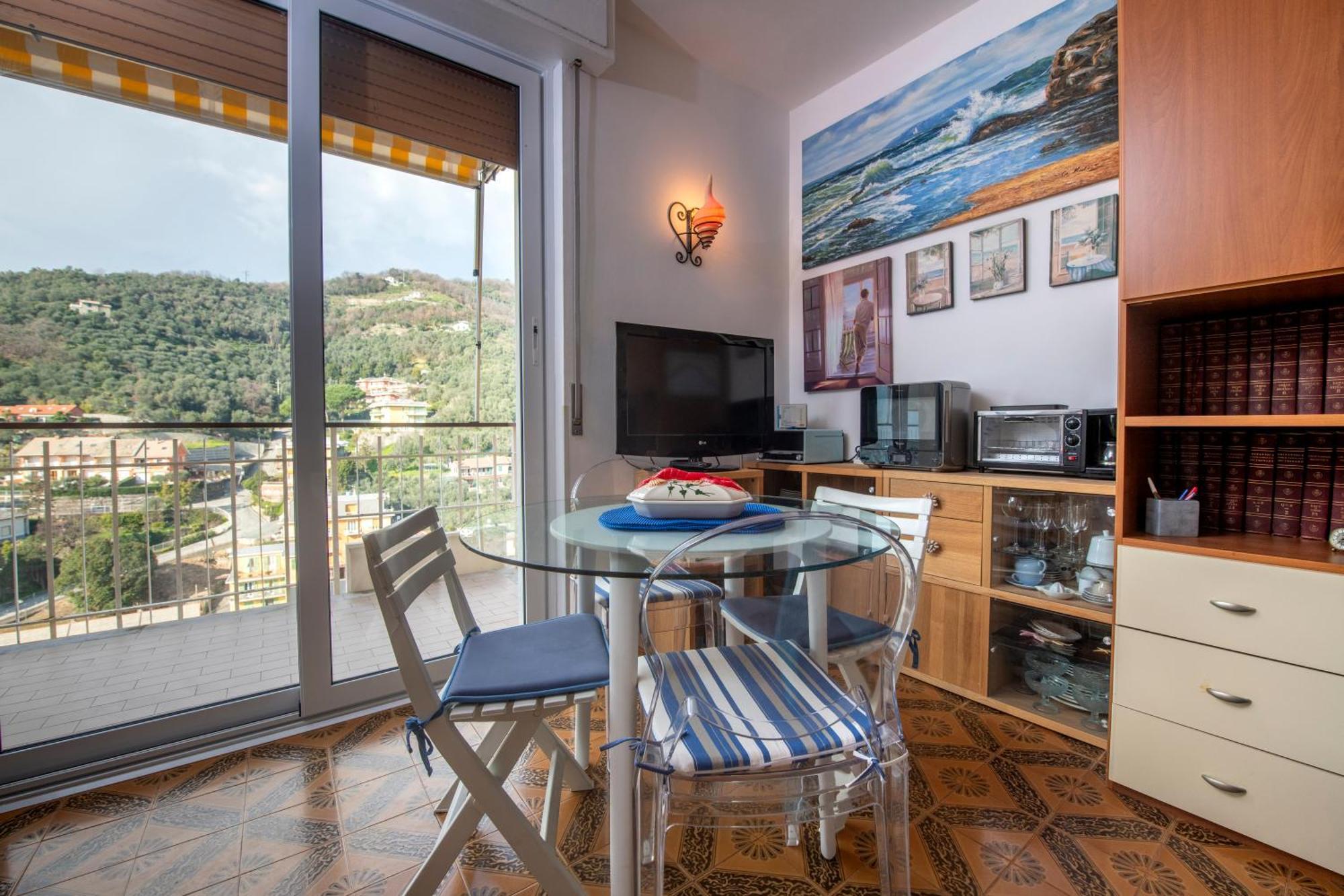239 - Casa Del Sole Vista Mare Moneglia - 5Minuti A Piedi Dal Mare - Parcheggio Privato Διαμέρισμα Εξωτερικό φωτογραφία