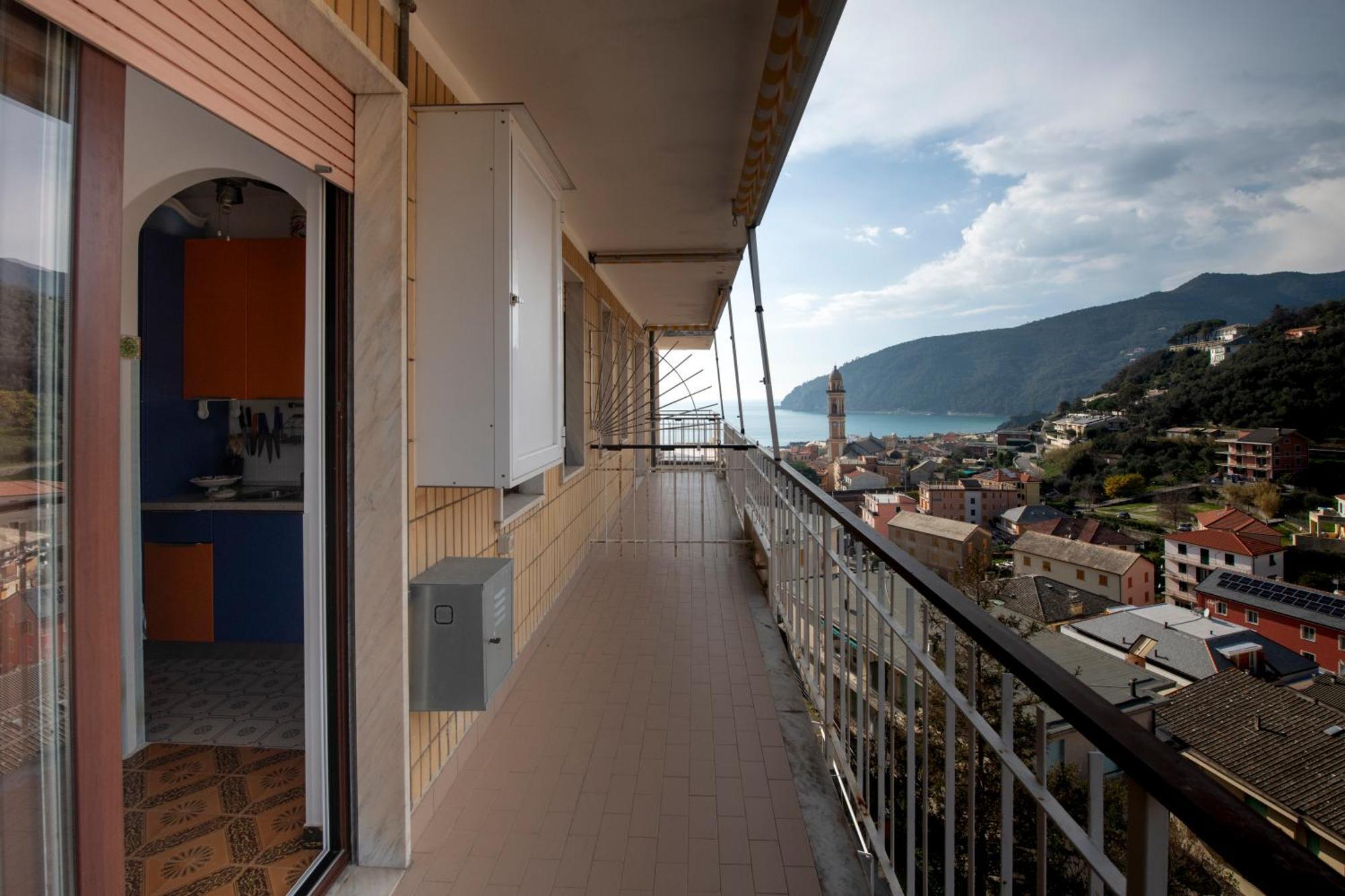 239 - Casa Del Sole Vista Mare Moneglia - 5Minuti A Piedi Dal Mare - Parcheggio Privato Διαμέρισμα Εξωτερικό φωτογραφία